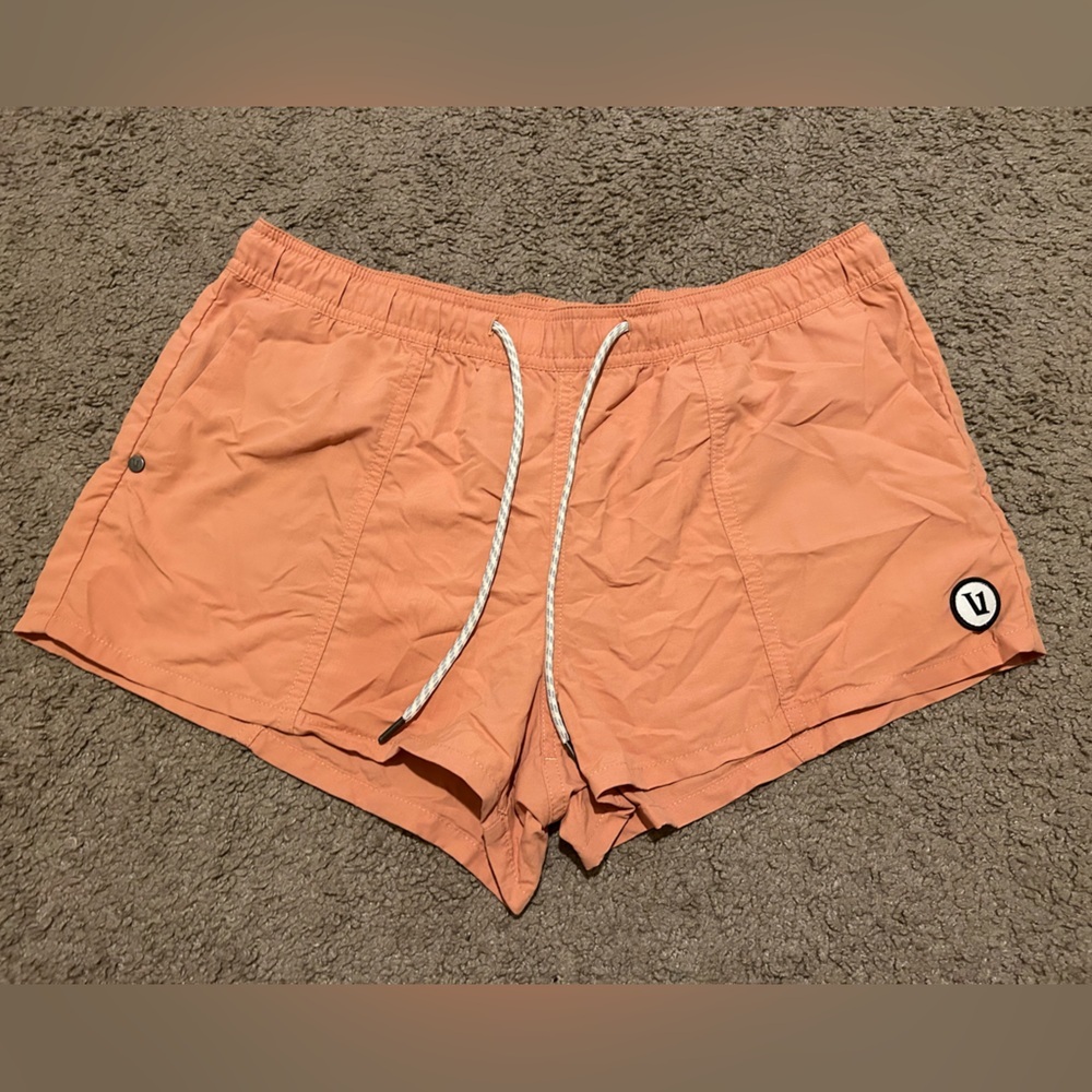 Vuori Coral Peach Athletic Shorts
